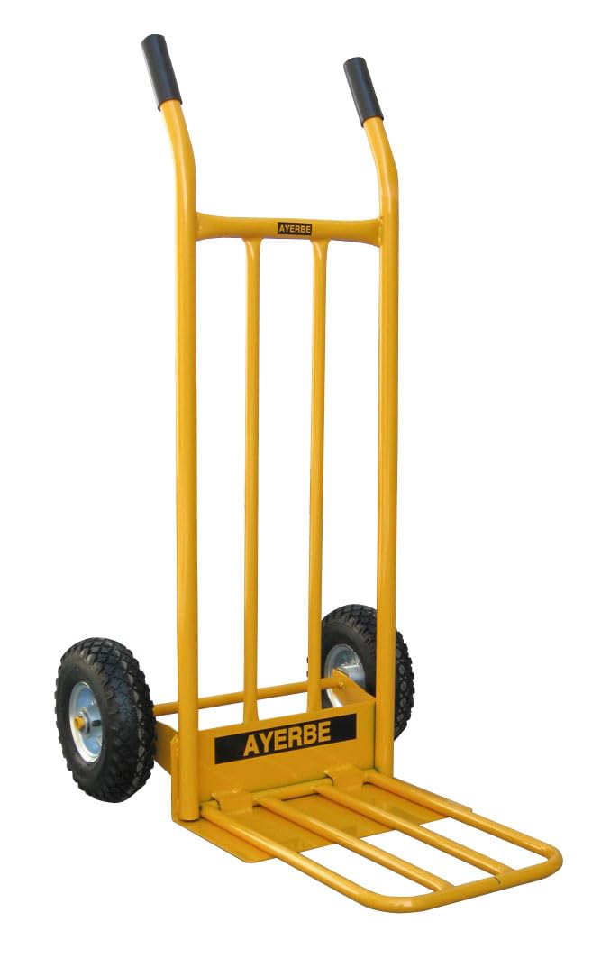 Ayerbe M86594 - Carretilla de Carga Ay350sn Multicolor para Jardín con Palanca Abatible